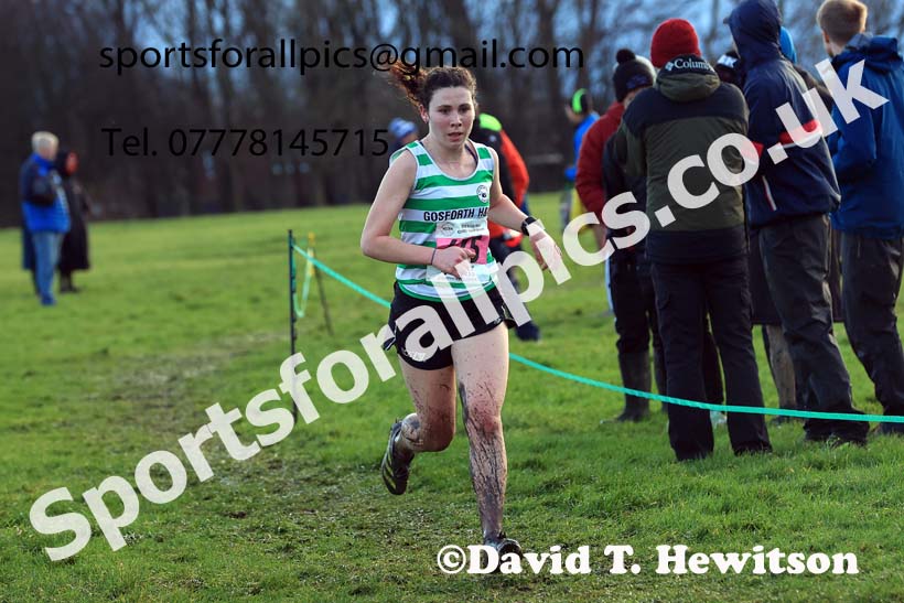 Senior womens 2023 North Eastern Cross Country Champs., Temple Park, South Shields. Photo: David T. Hewitson/Sports for All Pics